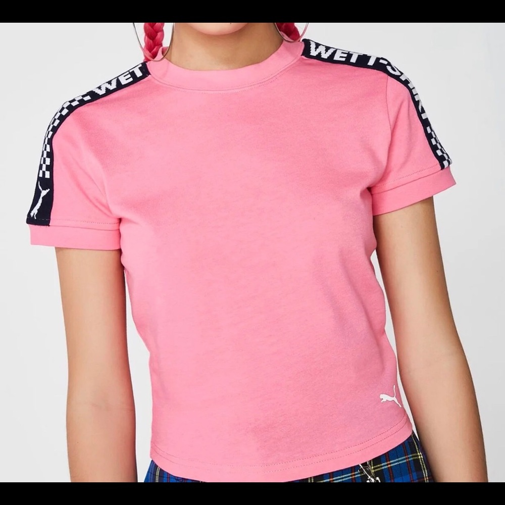 Puma by Rihanna Wet T-Shirt Crop Tops